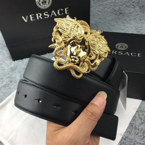 fake versace medusa belt|versace belt outlet.